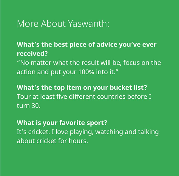 More about Yaswanth