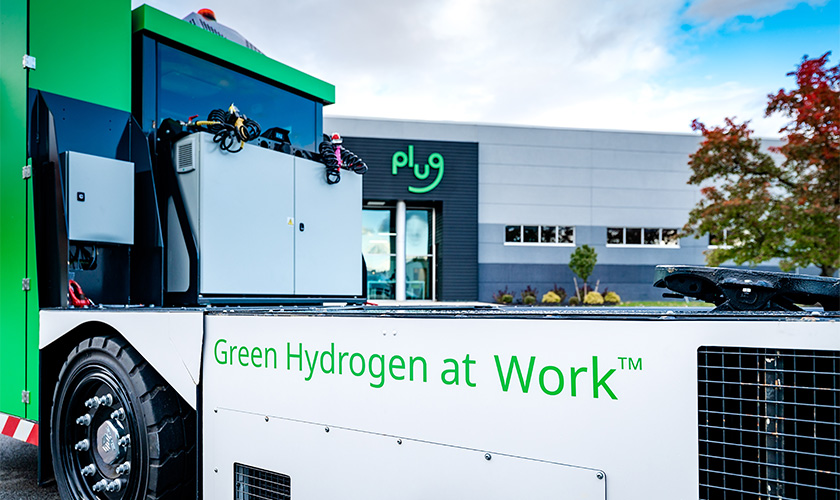 green hydrogen yard truck
