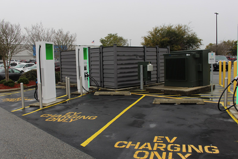 EV charging stall