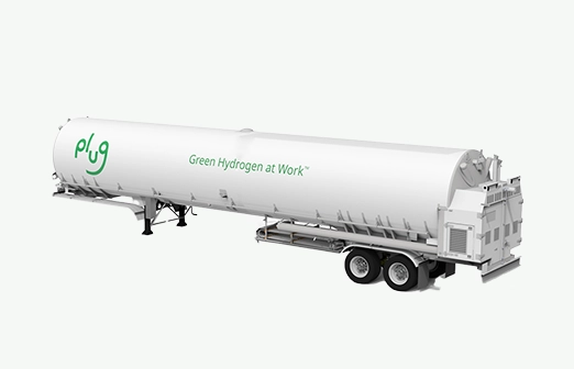 Cryogenic hydrogen trailer