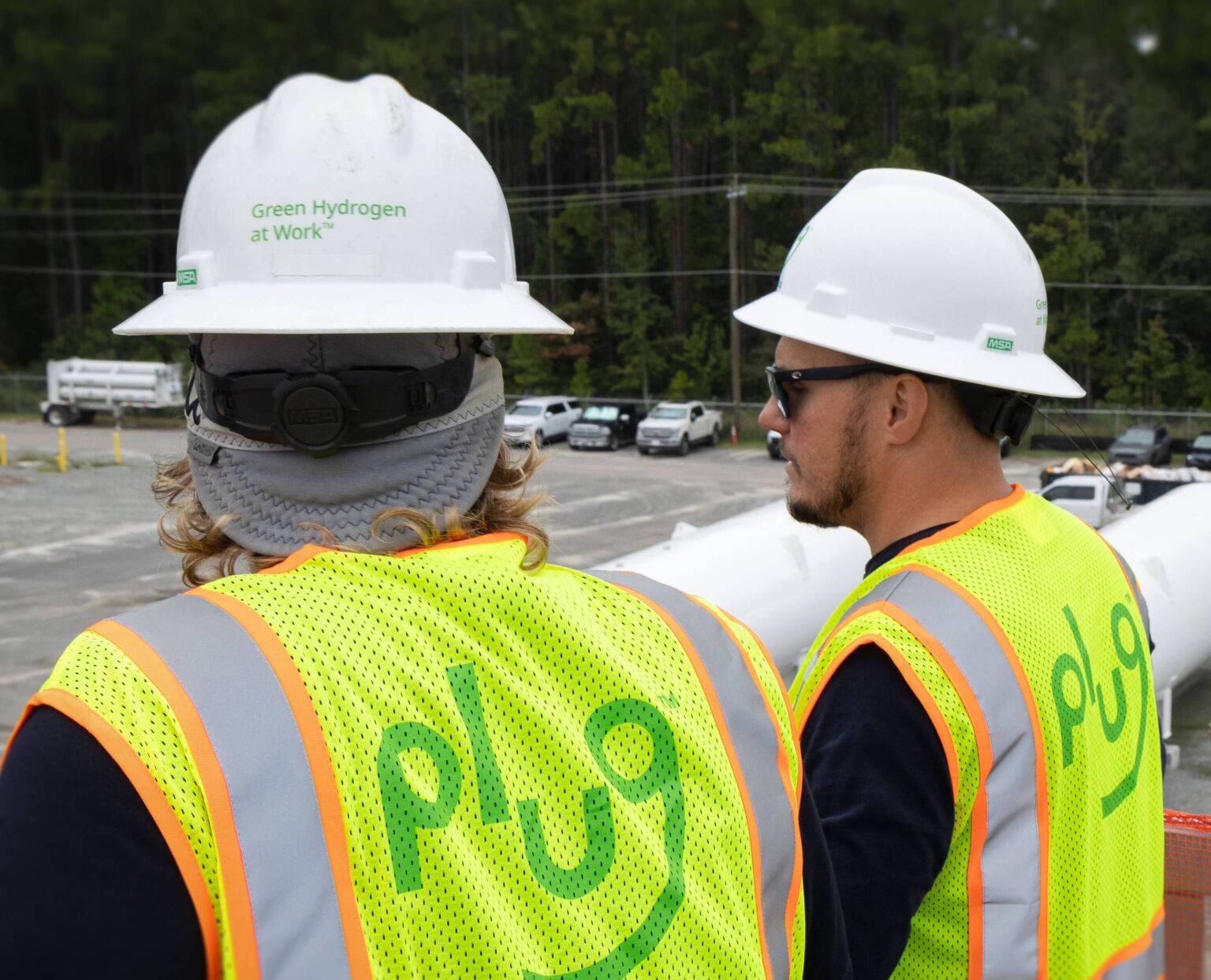 Plug team at a hydrogen site