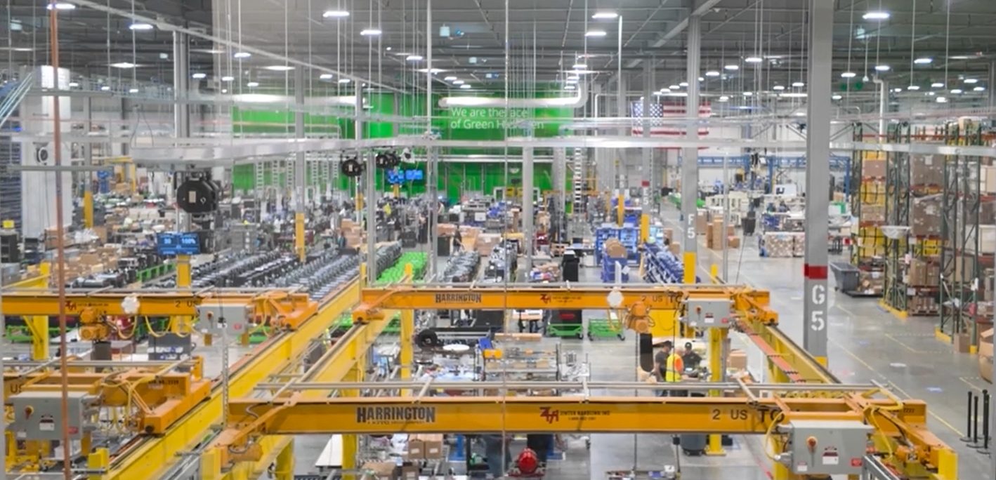 Plug Vista Technology Campus manufacturing floor